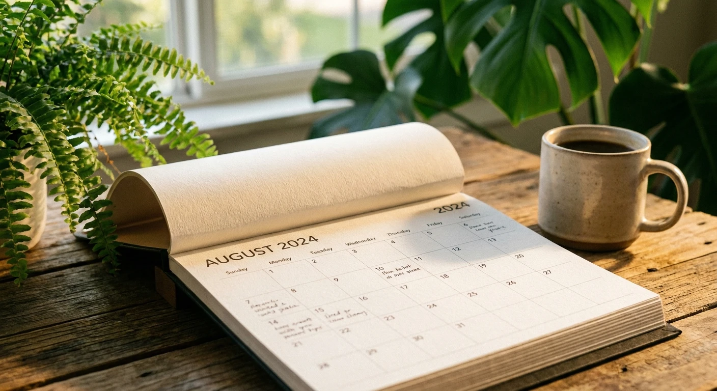 Dein praktischer Kalender August 2025 im Rückblick